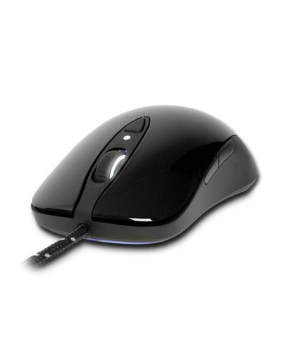Гейминг мишка SteelSeries - Sensei RAW, лазерна, Glossy Black