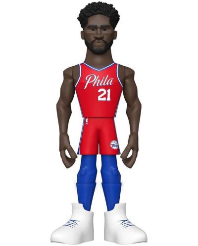 Статуетка Funko Gold Sports: Basketball - Joel Embiid (Philadelphia 76ers) (Ce'21), 13 cm - 1