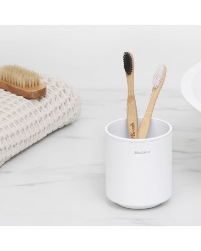 Стойка за четки за зъби Brabantia - MindSet, Mineral Fresh White - 7