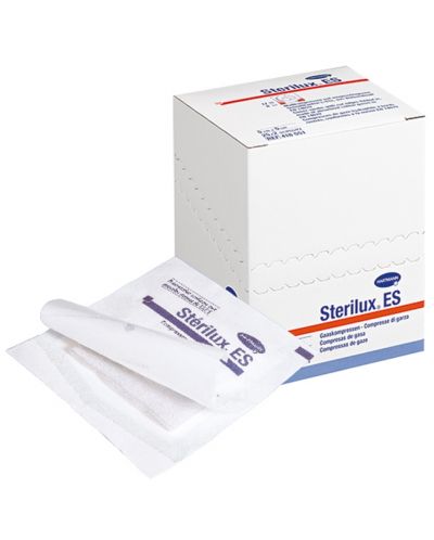 Sterilux Марлени компреси, стерилни, 7.5 x 7.5 cm, 25 х 2 броя, Hartmann - 1