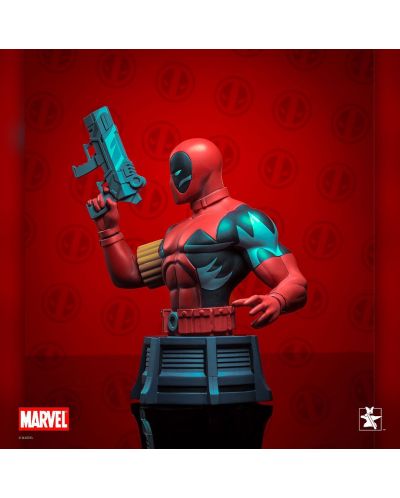 Статуетка бюст Diamond Select Marvel: X-Men - Deadpool (The Animated Series), 15 cm - 5