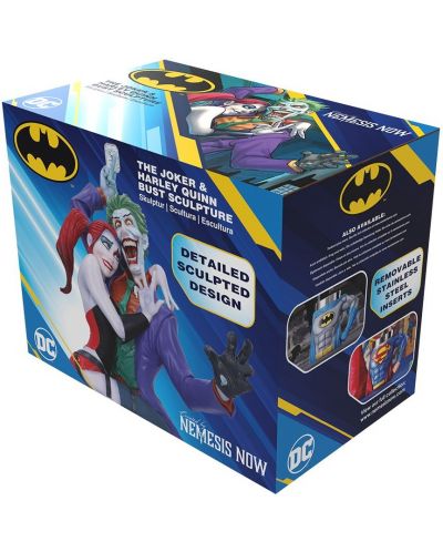 Статуетка бюст Nemesis Now DC Comics: Batman - The Joker and Harley Quinn, 37 cm - 8