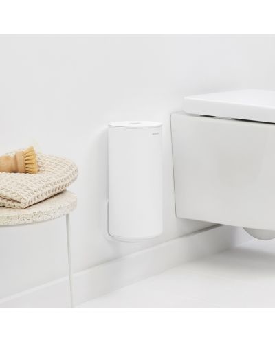 Стойка за резервна тоалетна хартия Brabantia - MindSet, Mineral Fresh White - 6