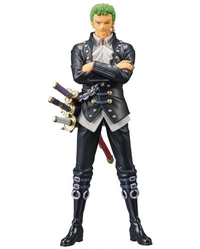 Статуетка Banpresto Animation: One Piece - Roronoa Zoro (The Grandline Men) (Vol. 3), 17 cm - 1