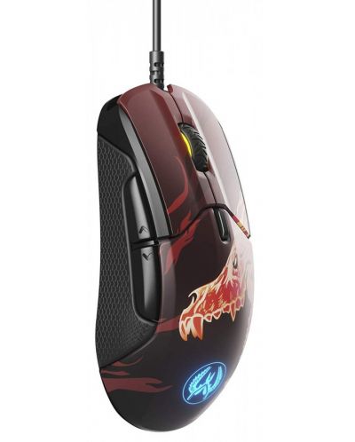 Гейминг мишкa SteelSeries - Rival 310, Howl Edition, оптична, черна