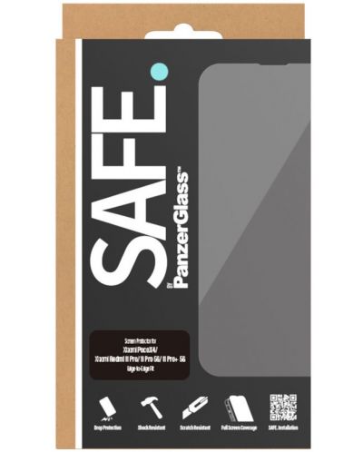 Стъклен протектор Safe - CaseFriendly, Xiaomi Poco X4 Edge - 1