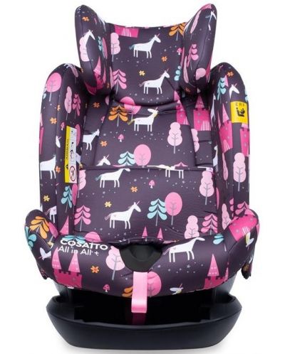 Столче за кола Cosatto - All in All +, 0-36 kg, с IsoFix, Unicorn land - 4