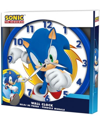 Стенен часовник Kids Euroswan - Sonic - 2