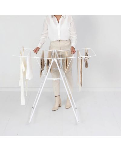 Сушилник за дрехи Brabantia - HangОn, Fresh White, 15 m - 8
