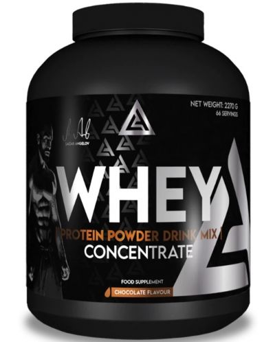 Whey Protein Powder Drink Mix, шоколад, 2270 g, Lazar Angelov Nutrition - 1