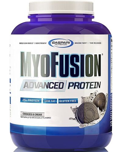 MyoFusion Advanced, бисквита с крем, 1.81 kg, Gaspari Nutrition - 1
