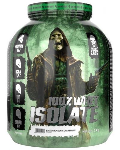 100% Whey Isolate, ягода, 2 kg, Skull Labs - 1