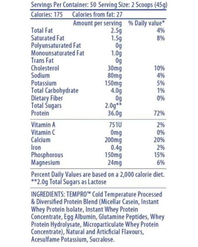 Whey Complex Tempro, шоколад, 2270 g, Dorian Yates Nutrition - 2