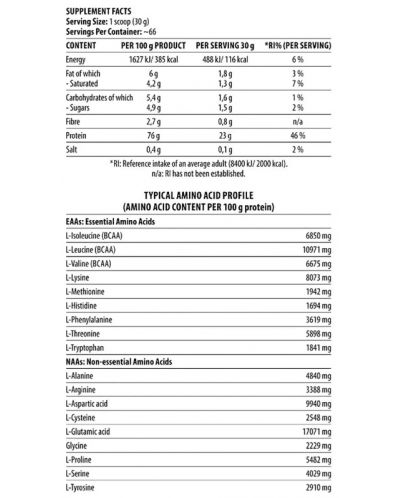 ShadoWhey, банан с праскова, 2000 g, Dorian Yates Nutrition - 2