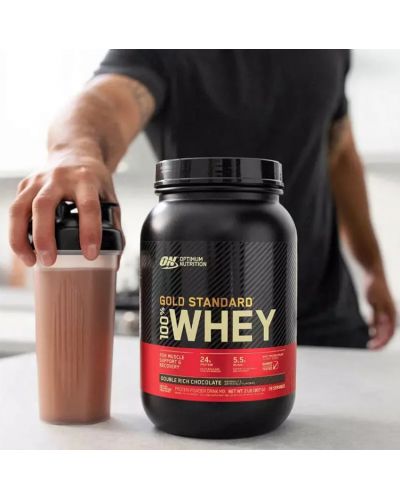 Gold Standard 100% Whey, бял шоколад с малини, 2.27 kg, Optimum Nutrition - 3