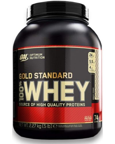 Gold Standard 100% Whey, неовкусен, 2.27 kg, Optimum Nutrition - 1