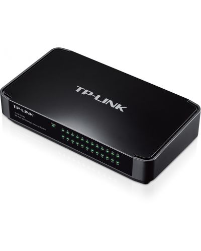 Суич TP-Link - TL-SF1024M, 24 порта, черен - 2