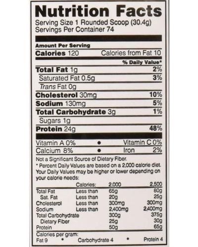 Gold Standard 100% Whey, бананов крем, 2.27 kg, Optimum Nutrition - 4