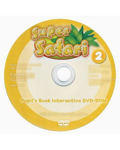 Super Safari 2 Pupil's Book / Английски език - ниво 2: Учебник + DVD-ROM - 2
