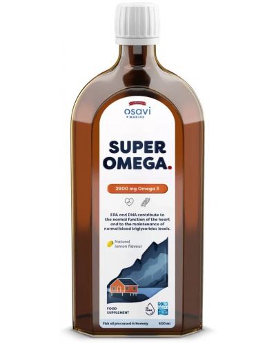 Super Omega Liquid, 2900 mg, 500 ml, Osavi - 1