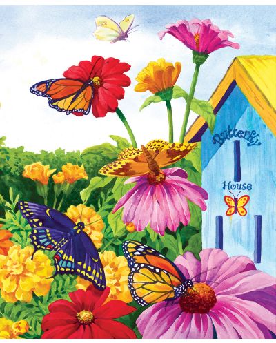 Пъзел SunsOut от 1000 части - Завръщането на пеперудите, Нанси Уърнърсбек - 1
