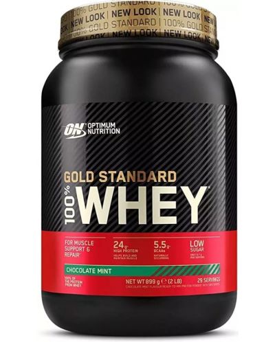 Gold Standard 100% Whey, шоколад и мента, 908 g, Optimum Nutrition - 1