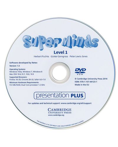 Super Minds Level 1 Presentation Plus DVD-ROM/ Английски език - ниво 1: Интерактивен DVD-ROM - 2