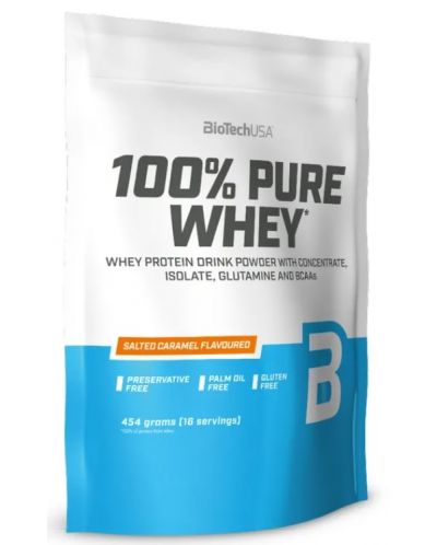 100% Pure Whey, канелено кексче, 454 g, BioTech USA - 1