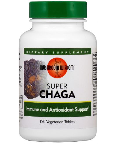 Super Chaga, 120 таблетки, Mushroom Wisdom - 1