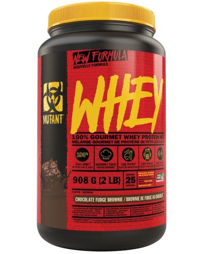 Whey, chocolate fudge brownie, 908 g, Mutant - 1