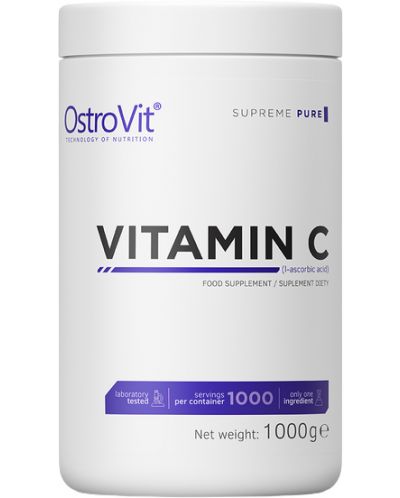 Vitamin C Powder, 1000 g, OstroVit - 1