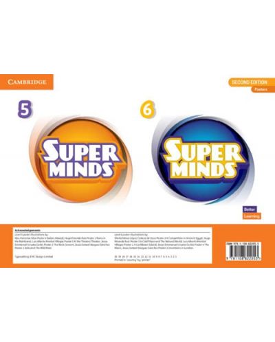 Super Minds Level 5 and 6 Poster Pack British English / Английски език - ниво 5 и 6: Постери - 1
