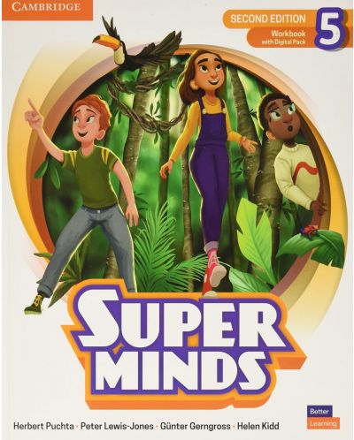 Super Minds 2nd Еdition Level 5 Workbook with Digital Pack British English / Английски език - ниво 5: Учебна тетрадка - 1