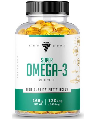 Super Omega-3, 120 капсули, Trec Nutrition - 1