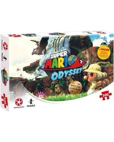 Пъзел от 500 части - Super Mario Odyssey Fossil Falls - 1