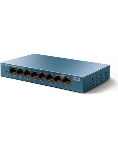 Суич TP-Link - LS108G, 8 порта, черен - 2