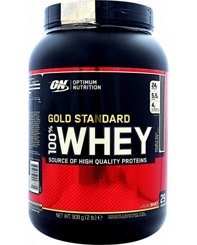 Gold Standard 100% Whey, неовкусен, 908 g, Optimum Nutrition - 1