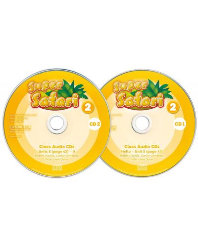 Super Safari Level 2 Class Audio CDs (2) / Английски език - ниво 2: 2 аудиодиска - 2