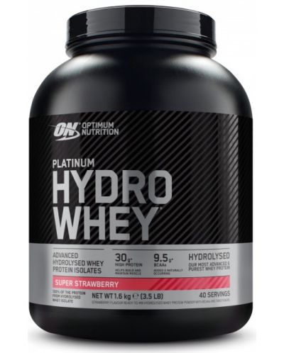 Platinum Hydro Whey, ягода, 1.6 kg, Optimum Nutrition - 1