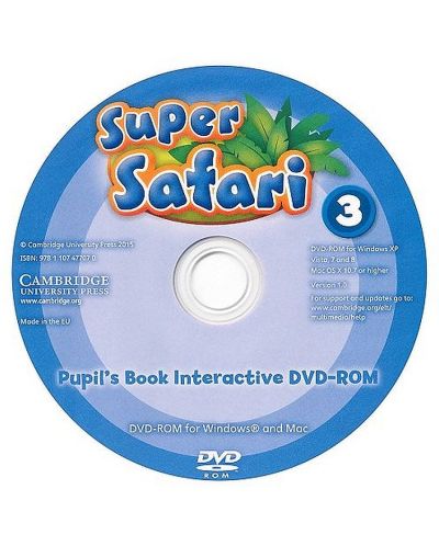 Super Safari 3 Pupil's Book / Английски език - ниво 3: Учебник + DVD-ROM - 2