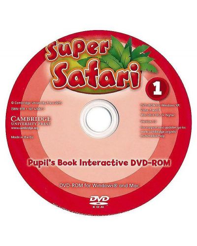 Super Safari 1 Pupil's Book / Английски език - ниво 1: Учебник + DVD-ROM - 2
