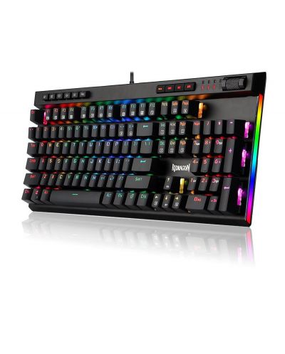 Механична клавиатура Redragon - VATA K580, Blue, RGB, черна - 1