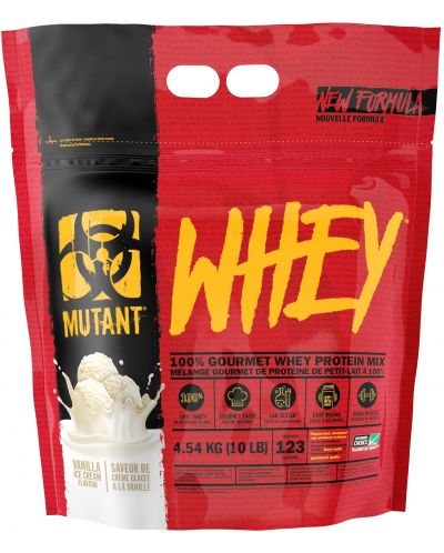 Whey, vanilla ice cream, 4.54 kg, Mutant - 1