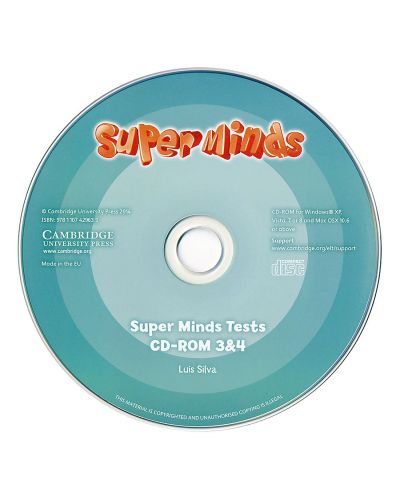 Super Minds Levels 3-4 Tests CD-ROM / Английски език - нива 3-4: CD с тестове - 2