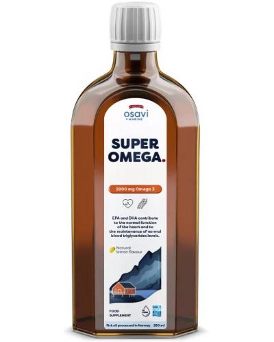 Super Omega Liquid, 2900 mg, 250 ml, Osavi - 1