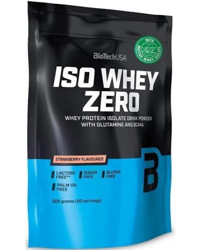 Iso Whey Zero, ягода, 500 g, BioTech USA - 1