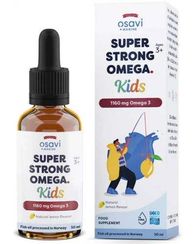 Super Strong Omega Kids, 1160 mg, 50 ml, Osavi - 1