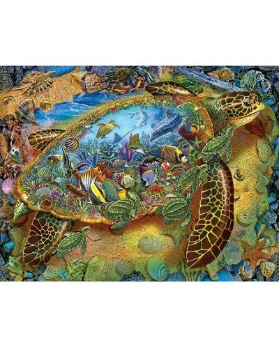 Пъзел SunsOut от 1000 части - Светът на морските костенурки, Луис Т. Джонсън - 1