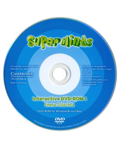 Super Minds 1: Английски език - ниво Pre-A1 + DVD-ROM - 2