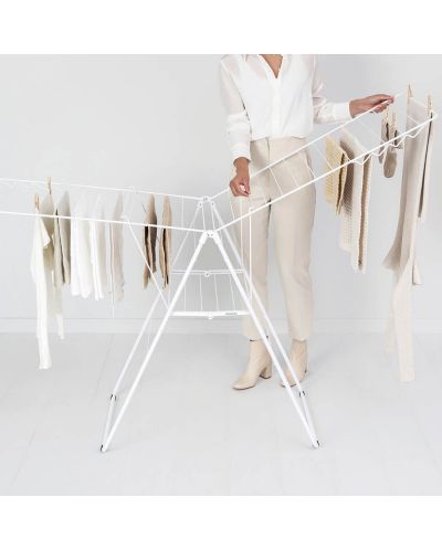 Сушилник за дрехи Brabantia - HangОn, Fresh White, 25 m - 7